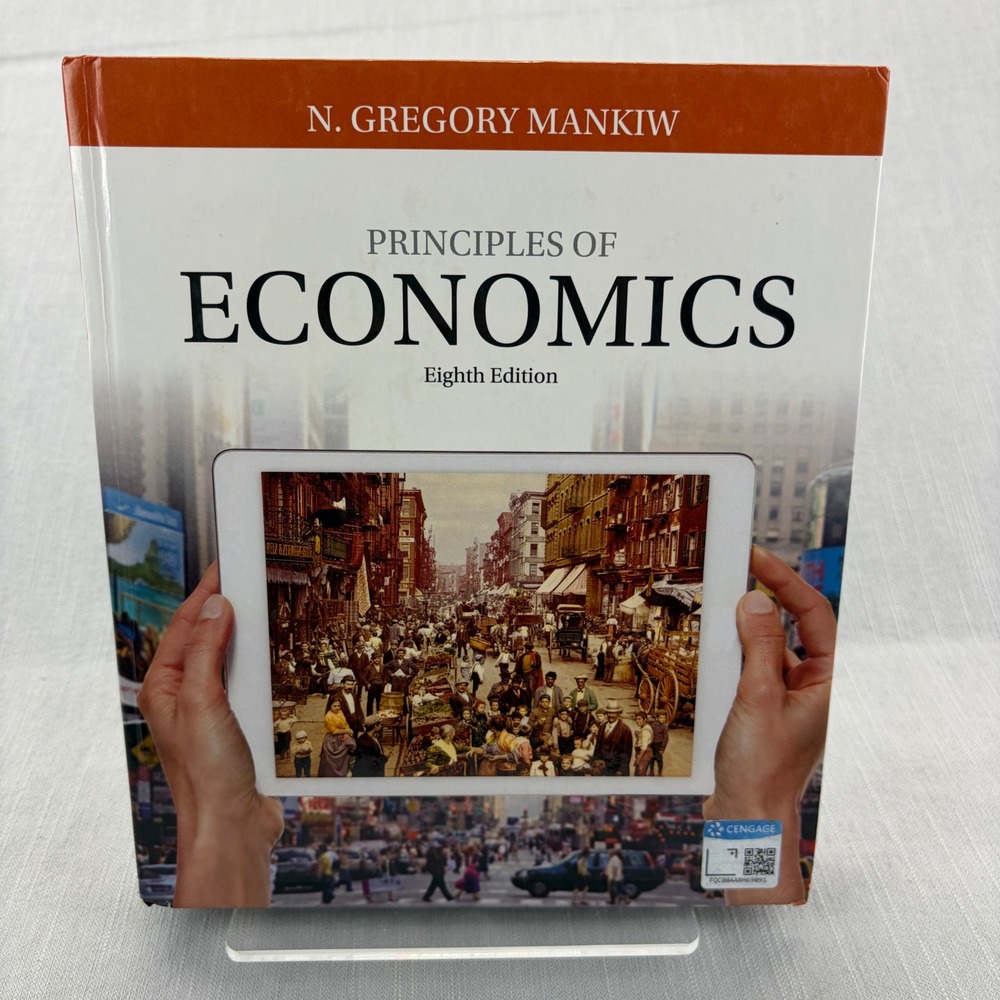 Cengage Principles of Economics N. Gregory Mankiw 8th Edition Hardcover Textbook